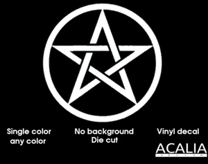 Calcomanía adhesiva de vinilo Pentacle - Imagen 1 de 2