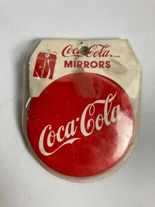 Coca Cola Promo Merchandise Soft Drink Fridge Magnet NOS 1970s Pocket Mirror - Picture 1 of 4