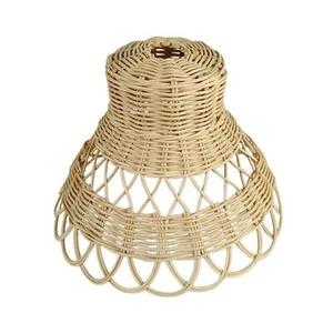 Rattan Lamp Shade Rattan Lampshade for Floor Lamp Pendant Light Wall Lamp - Picture 1 of 7