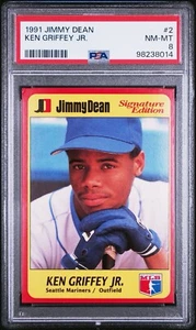 Jimmy Dean #2 1991 Ken Griffey Jr PSA 8 - Imagen 1 de 2