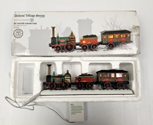 RARE Department 56 Dickens Village The Emerald Express Train 6003073 Light WORKS - Picture 1 of 24