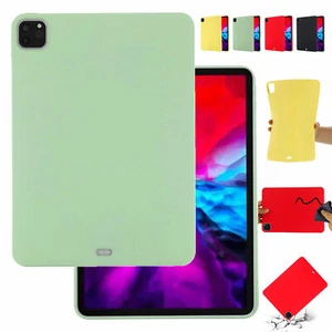 Shockproof Silicone Case For iPad Pro 11/10.5/9.7 5/6th 7/8th 10.2/10.9 Air/mini - Picture 1 of 44