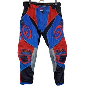 Vintage Answer Racing Alpha Men's Blue Red Motocross Racing Pants Sz 28 - Picture 1 of 7