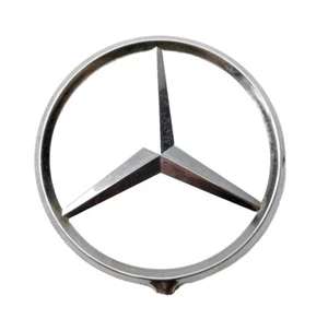 Broken Mercedes Emblem Vintage Metal Badge Collectible Car Part 7.5 cm - Picture 1 of 12