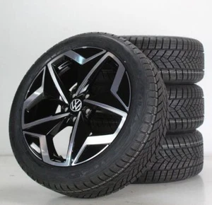 VW ID.3 Ruedas de Invierno 19 Pulgadas Llantas Aluminio Andoya Negro Eslabones - Imagen 1 de 5