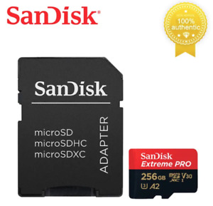 Nuova inserzioneScheda micro SD A2 SanDisk Extreme PRO 256 GB con adattatore scheda di memoria