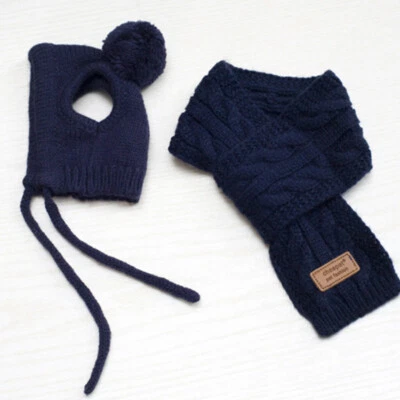 Navidad Cachorro Mascota Invierno Bufanda Sombrero Vestir Cálido Disfraz Juegos con disfraces Fiesta Foto 1 de 4