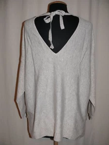 SOLO suéter de punto fino refinado FILIPPA 7/8 SUÉTER KNT beige L NUEVO - Imagen 1 de 4
