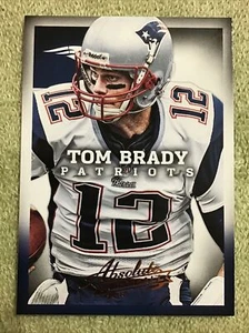 2013 Panini Absolute TOM BRADY #58 New England Patriots Buccaneers - Picture 1 of 2