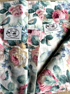 Crosill 2 Valances 17 x 88 Wide Pocket Roses Cottage Country 17 x 88 - Picture 1 of 5