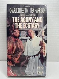 The Agony And The Ecstasy Charlton Heston VHS Video Tape Vintage - Imagen 1 de 5