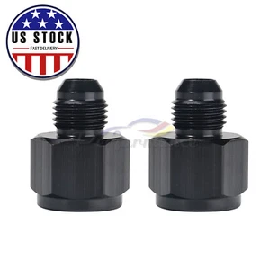 2 Pcs -8 AN Female -6 AN Male AN Flare Fitting Reducer Adapter 8AN to 6AN US - Picture 1 of 4