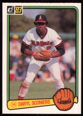 1983 Donruss Daryl Sconiers California Angels #141 - Image 1 of 2