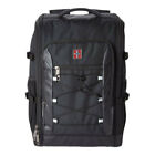 Swiss Tech Adult Unisex Zip Around Black Backpack, Brand New 12 W x 16 H x 1.5 D