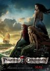 2011 Pirates of the Caribbean: Stranger Tide Meerjungfrauen Druck Promo Poster Film