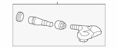 Sensor de presión de neumáticos TPMS 40700-6WY0B genuino Nissan SL SV Platinum 2017 Foto 1 de 2