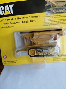 1/64 Cat Versatile Flotation System with Orthman Grain Cart - Picture 1 of 2