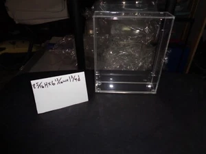 ACRYLIC CASE 8 5/16 H X 6 13/16 WX 1 3/4 D ANY ITEM THAT FITS INSIDE - Picture 1 of 3