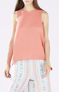 NEW BCBG MAX AZRIA AMBROSIA JENINA DRAPED RACEBACK TOP SGY1U242/S381A SZ XS - Picture 1 of 4