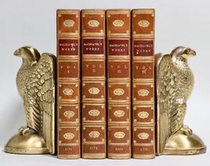1775 Works of Nicholas Machiavelli Art of War Fold Out Plates Fine Leather 2ndED - Imagen 1 de 12