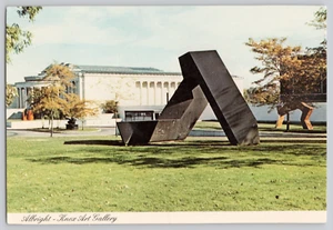 Postcard Albright-Knox Art Gallery Elmwood Avenue Buffalo New York - Picture 1 of 3