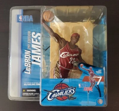 Figura de acción McFarlanes Sports Picks 2004 NBA Cleveland Cavaliers Lebron James Foto 1 de 4