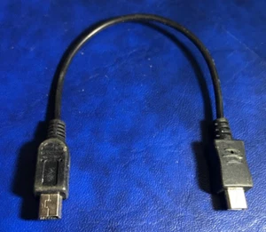 Vintage Cable Micro USB Male To Mini USB Male - Picture 1 of 2