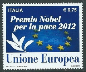 2012 ITALIA PREMIO NOBEL PER LA PACE MNH ** - ED - Imagen 1 de 1
