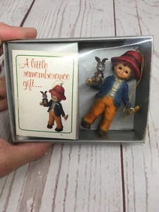 Vintage 1983 Bradford novelty co. Christmas Ornament, A little Remembrance Gift - Picture 1 of 9