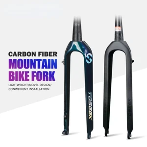 Kohlefaser Mountainbike Starrgabel 29er Scheibenbremse MTB Fahrrad Hartgabeln - Bild 1 von 13