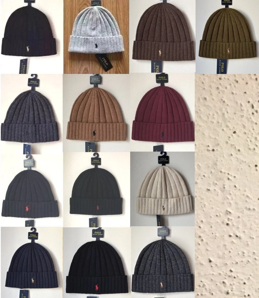 Polo Ralph Lauren Men's Wool Blend Ribbed Cuff Knit Beanie Hat (NWT) See Note - Image 1 of 1