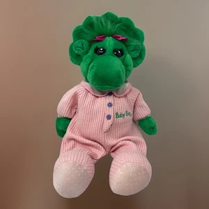 "Pijama de peluche de dinosaurio Baby Bop Sleepy Time 16"" Barney & Friends para dormir Lyons" - Imagen 1 de 9