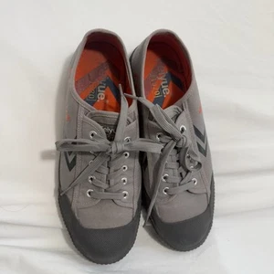 Feiyue 1920 Mens 10/W’s 12 Gray Canvas Martial Arts Parkour Sneakers Shoes LNWOT - Picture 1 of 10