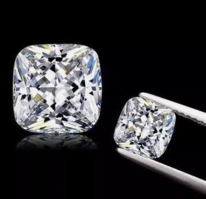 0.66 Ct Cushion Loose CVD Diamond Pair D Color 3 x 3 mm IF Clarity Certified - Picture 1 of 8