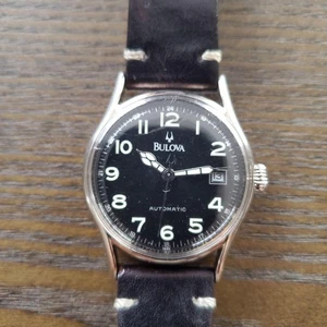 Bulova Automatic Watch Black Dial - Picture 1 of 6