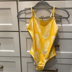 Old Navy one piece swimsuit girls XL yellow - Picture 1 of 5