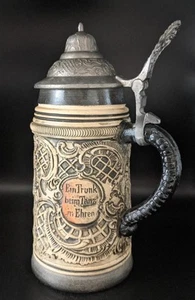 Dancing Couple Original Thewalt Beer Stein Western Germany Alt-Grenzau 1834 - Picture 1 of 19