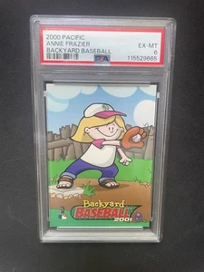 2000 Pacific Backyard Baseball Annie Frazier "Flipper" PSA 6 Backyard Sport - Picture 1 of 2