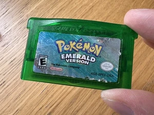 Pokemon Emerald Version - Gameboy Advance *Dry Battery* American Game USA - Picture 1 of 8