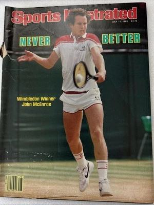 SPORTS ILLUSTRATED 7/11/83 John McEnroe, Herschel Walker, Boxer Bobby Chacon - Image 1 of 4