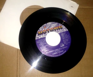 Lionel Richie All Night Long/Wandering Stranger Motown 45 U/min L@@K! - Bild 1 von 2