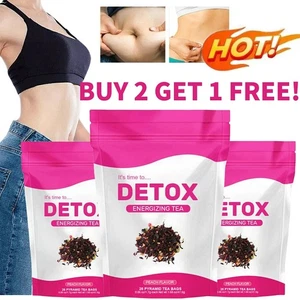 Detox Tea Weight Loss Tea Slimming Diet Teabags Burn Fat BUY 2 GET 1 FREE - Picture 1 of 18