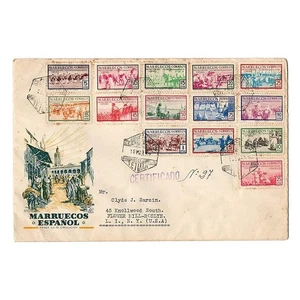 Marruecos 1952 [FDC] Serie Tipos Indígenas (C) - Bild 1 von 1