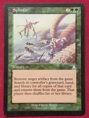 Magic The Gathering URZA'S DESTINY SPLINTER green card MTG - Image 1 of 2