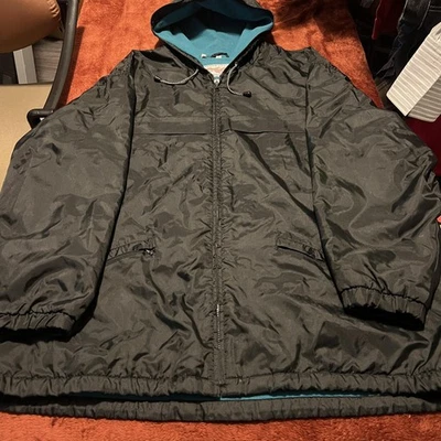 Vintage Perry Ellis Jacket Mens XL Hooded Windbreaker America 90s Korea - Image 1 of 4
