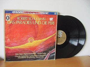 ROBERT SCHUMANN "Das Paradies Und Die Peri" German SQ QUADRAPHONIC (EMI 1C 193 - Picture 1 of 4