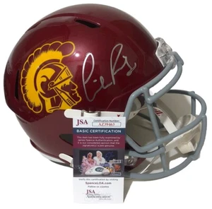 LINCOLN RILEY USC TROJANS SIGNED AUTO FULL SIZE REPLICA HELMET JSA COA - Picture 1 of 1