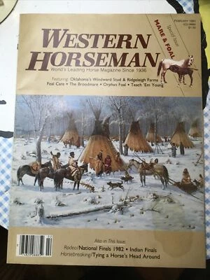 Western Horseman Vintage United States Horse Magazine - February 1983 - Image 1 of 4