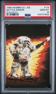 1986 Hasbro GI JOE #114 COBRA BATTLE ARMOR S.N.A.K.E. PSA 10 FREE SHIP! - Picture 1 of 2