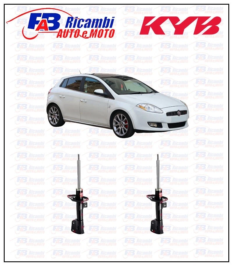 KIT 2 AMMORTIZZATORI ANTERIORI KYB FIAT BRAVO 198 dal 2007 - Immagine 1 di 1